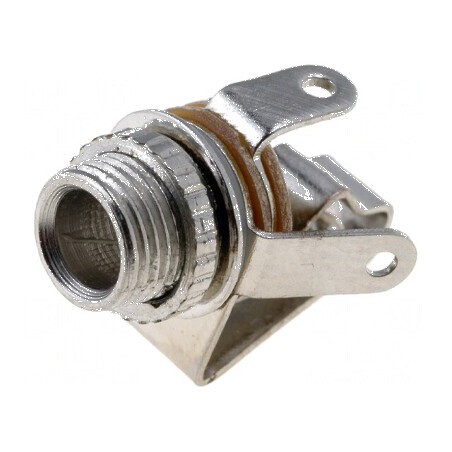 Conector Jack 3,5mm soclu mamă mono deschis cu 2 piste drept | Electronic-mag.ro | Componente Electronice
