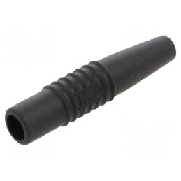 Carcasă soclu neagră pentru accesorii - Lungime totală 59,5 mm | Electronic-mag.ro | Componente Electronice