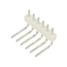 Conector cablu-placă KK 254 PIN 6 THT 90° soclu pentru montaj în unghi | Electronic-mag.ro | Componente Electronice