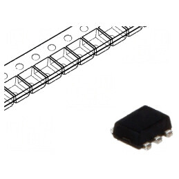 Diodă TVS bidirecțională 6V 3A 50W SOT666 pentru protecție ESD - Pachet 2 bucăți | Electronic-mag.ro | Componente Electronice