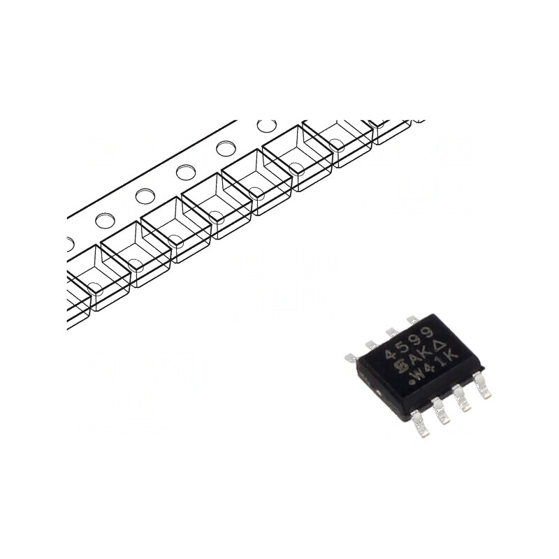 Tranzistor N/P-MOSFET TrenchFET® unipolar 40V/40V 6,8A/5,8A | Electronic-mag.ro | Componente Electronice Tranzistor N/P-MOSFET TrenchFET® unipolar 40V/40V 6,8A/5,8A | Electronic-mag.ro | Componente Electronice