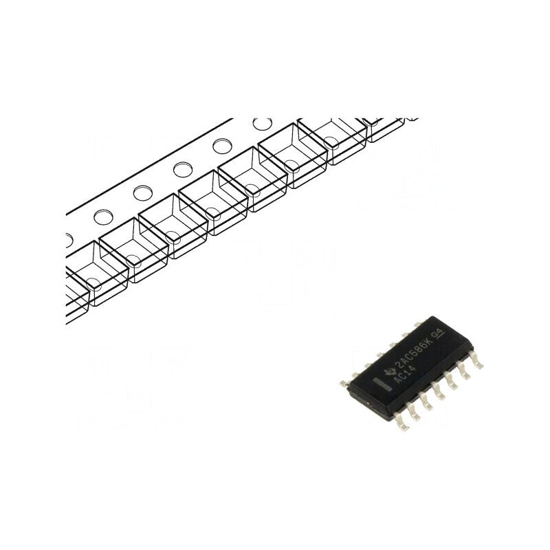 IC digital NOT Schmitt trigger SMD SO14 6 canale | Electronic-mag.ro | Componente Electronice IC digital NOT Schmitt trigger SMD SO14 6 canale | Electronic-mag.ro | Componente Electronice
