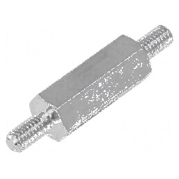 Piuliță distanțieră filetată M4 hexagonală 20mm | Electronic-mag.ro | Componente Electronice