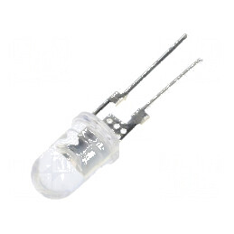 LED 5mm albastru 14400-18000mcd 40° convex - iluminare eficientă | Electronic-mag.ro | Componente Electronice