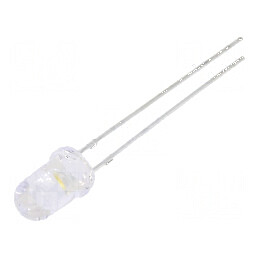 LED albastru 4,8mm 4200÷5500mcd 140° convex | Electronic-mag.ro | Componente Electronice