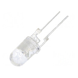 LED 5mm verde 43000÷50000mcd 40° cu parte frontală convexă | Electronic-mag.ro | Componente Electronice