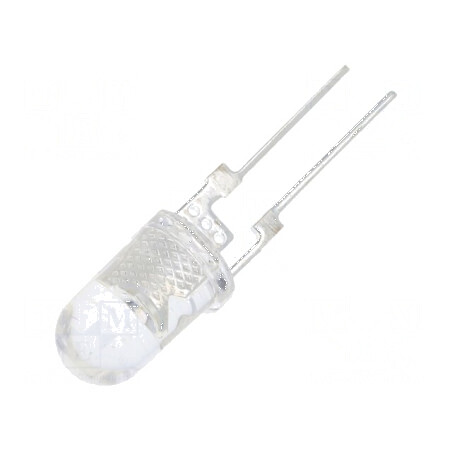 LED 5mm verde 43000÷50000mcd 40° cu parte frontală convexă | Electronic-mag.ro | Componente Electronice