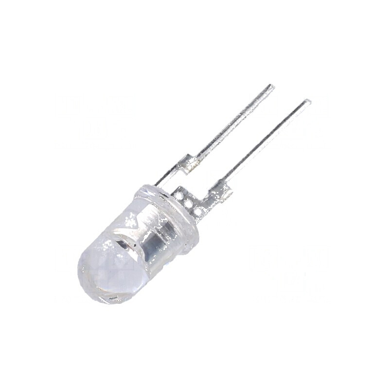 LED 5mm roșie 22000-25000mcd 40° convex - lumina intensă pentru proiecte electronice | Electronic-mag.ro | Componente Electronice