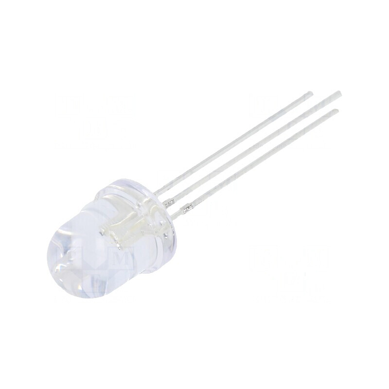 LED 7,8mm roșu/albastru 30° convex - iluminare frontală Nr. term: 3 | Electronic-mag.ro | Componente Electronice