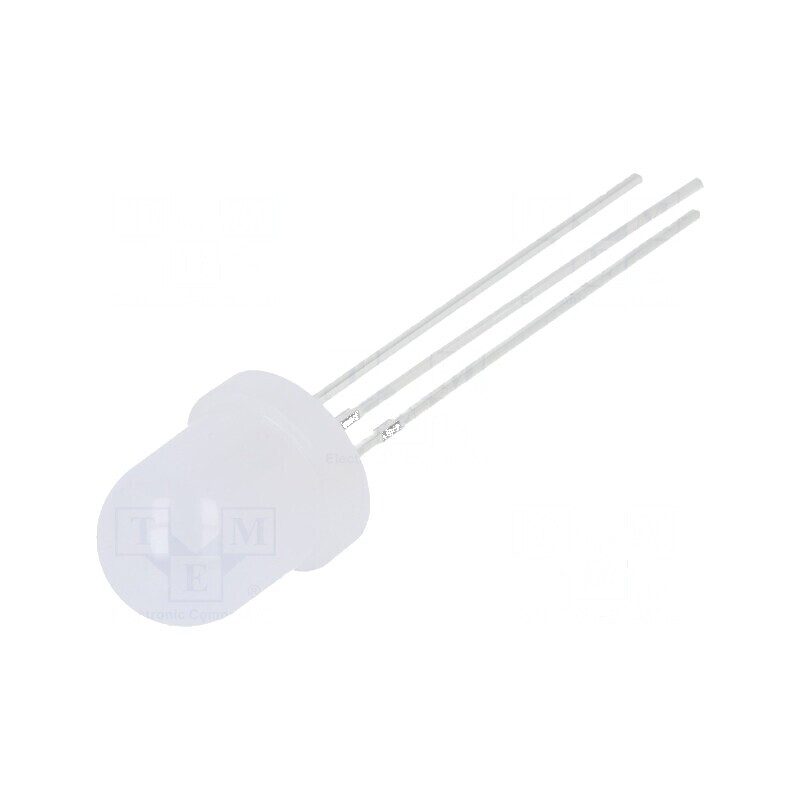 LED 7,8mm roșu/albastru 30° convex cu nr. termic 3 | Electronic-mag.ro | Componente Electronice