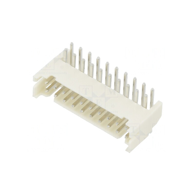 Conector cablu-placă soclu tată PIN 20 Pas 2mm THT 100V 2A pentru conexiuni electrice | Electronic-mag.ro | Componente Electronice