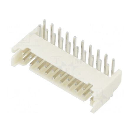 Conector cablu-placă soclu tată PIN 20 Pas 2mm THT 100V 2A pentru conexiuni electrice | Electronic-mag.ro | Componente Electronice