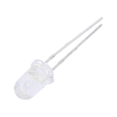LED 5mm alb rece 14250-28500mcd 15° convex pentru iluminat | Electronic-mag.ro | Componente Electronice