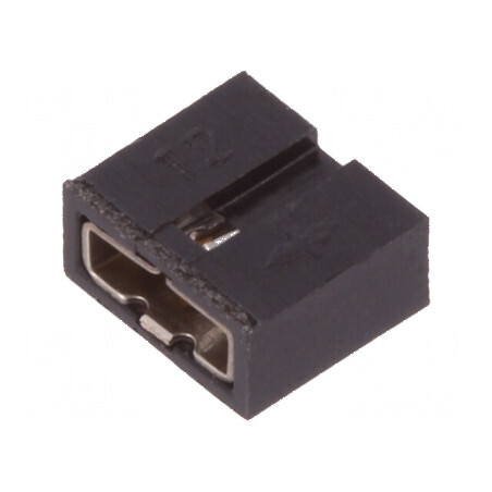 Conector şiruri pini jumper Minitek mamă 1x2, 2 drept, 2mm | Electronic-mag.ro | Componente Electronice