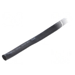 Manşon electroizolant PVC negru 6,68mm pentru cabluri | Electronic-mag.ro | Componente Electronice