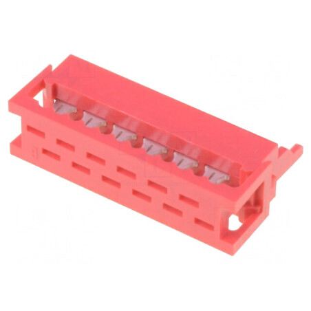Cablu placă mufă tată PIN 12 IDC pentru cablu bandă 1,5A - 30mΩ | Electronic-mag.ro | Componente Electronice