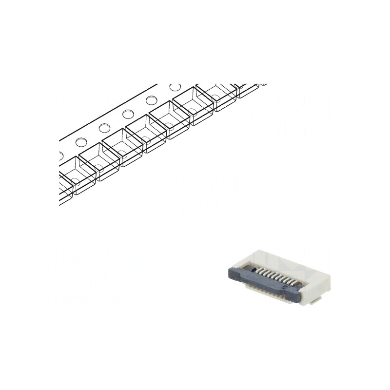 Conector FFC/FPC orizontal 10 PIN ZIF SMT 500mA cositorit pentru montaj electronic | Electronic-mag.ro | Componente Electronice Conector FFC/FPC orizontal 10 PIN ZIF SMT 500mA cositorit pentru montaj electronic | Electronic-mag.ro | Componente Electronice