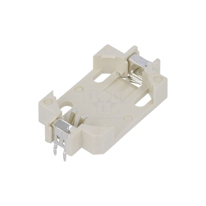 Soclu baterie CR2032, DL2032 orizontal THT, înălțime 5,5mm, alb | Electronic-mag.ro | Componente Electronice Soclu baterie CR2032, DL2032 orizontal THT, înălțime 5,5mm, alb | Electronic-mag.ro | Componente Electronice