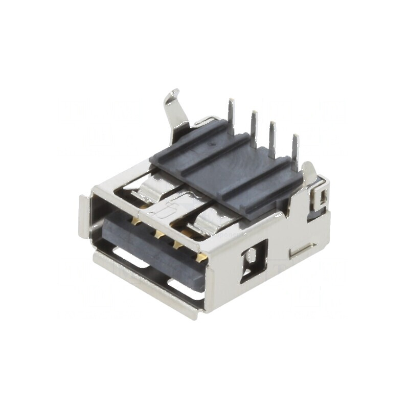 Conector USB B soclu THT 4 PIN unghi 90° USB 2.0 | Electronic-mag.ro | Componente Electronice Conector USB B soclu THT 4 PIN unghi 90° USB 2.0 | Electronic-mag.ro | Componente Electronice