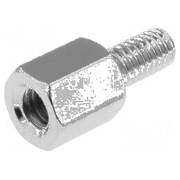 Piuliță distanțieră filetată 8mm M4 intern și extern | Electronic-mag.ro | Componente Electronice