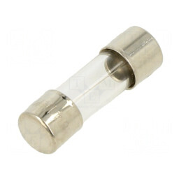 Siguranţă ardere rapidă 750mA 250VAC sticlă 5x15mm pentru protecția circuitelor electrice | Electronic-mag.ro | Componente Electronice