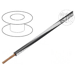 Cablu H05V-K LgY litat cu 0,35mm² PVC negru-alb pentru 300V/500V | Electronic-mag.ro | Componente Electronice