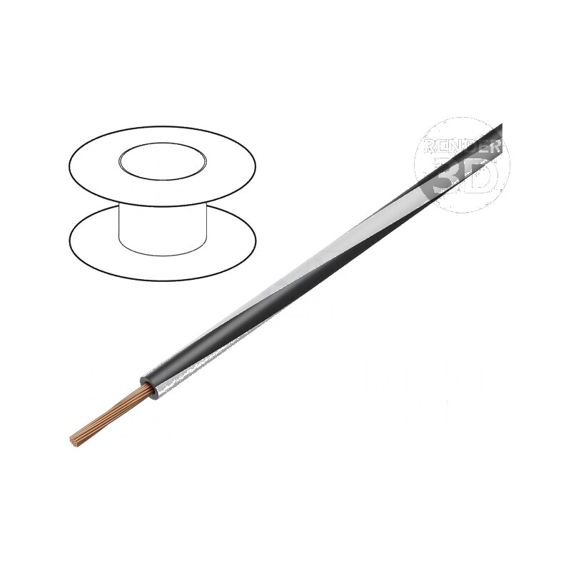 Cablu H05V-K LgY litat cu 0,35mm² PVC negru-alb pentru 300V/500V | Electronic-mag.ro | Componente Electronice Cablu H05V-K LgY litat cu 0,35mm² PVC negru-alb pentru 300V/500V | Electronic-mag.ro | Componente Electronice