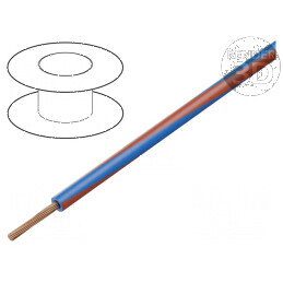 Cablu H05V-K LgY litat Cu 0,35mm2 PVC albastru-roșu 200m pentru instalații electrice | Electronic-mag.ro | Componente Electronice