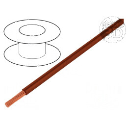 Cablu H05V-K LgY litat Cu 0,35mm² PVC maro 300V 500V 200m pentru instalații electrice | Electronic-mag.ro | Componente Electronice