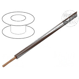 Cablu H05V-K LgY cu lită cu 0,35mm² PVC gri-maro 300V 500V | Electronic-mag.ro | Componente Electronice