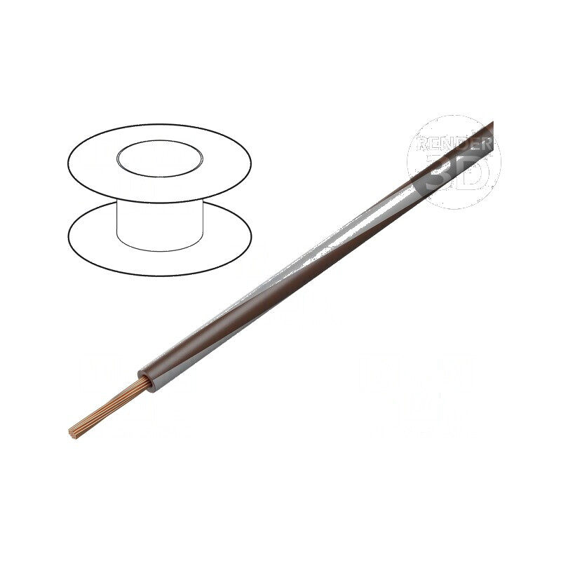 Cablu H05V-K LgY cu lită cu 0,35mm² PVC gri-maro 300V 500V | Electronic-mag.ro | Componente Electronice Cablu H05V-K LgY cu lită cu 0,35mm² PVC gri-maro 300V 500V | Electronic-mag.ro | Componente Electronice