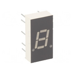 Afișaj LED 7 segmente 7,8mm 0,3 Nr. car: 1 roșie 25÷50mcd pentru proiecte electronice | Electronic-mag.ro | Componente Electronice