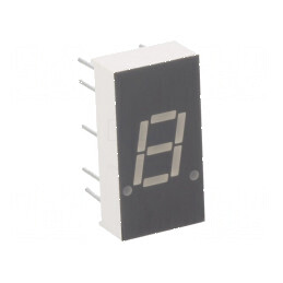 Afișaj LED 7 segmente 7,8mm 0,3 Nr.car: 1 galben-verde | Electronic-mag.ro | Componente Electronice