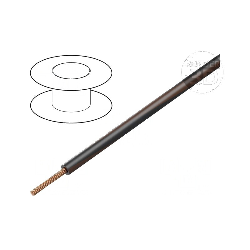 Cablu H05V-K 0,35mm2 litat cu izolație PVC negru-maro 300V/500V | Electronic-mag.ro | Componente Electronice Cablu H05V-K 0,35mm2 litat cu izolație PVC negru-maro 300V/500V | Electronic-mag.ro | Componente Electronice