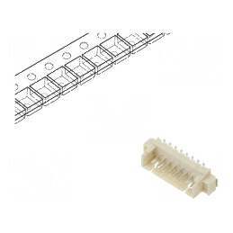 Conector cablu-placă soclu tată 8 PIN 1,25mm SMT 250V 1A | Electronic-mag.ro | Componente Electronice