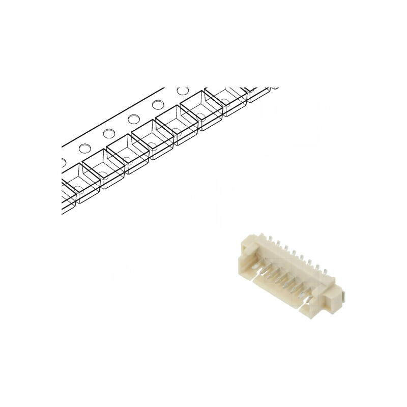 Conector cablu-placă soclu tată 8 PIN 1,25mm SMT 250V 1A | Electronic-mag.ro | Componente Electronice Conector cablu-placă soclu tată 8 PIN 1,25mm SMT 250V 1A | Electronic-mag.ro | Componente Electronice