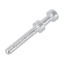 Pin tată din aliaj cupru argintat 0,37mm2 22AWG - produs în vrac, crimpat | Electronic-mag.ro | Componente Electronice