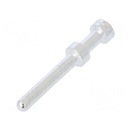 Pin tată din aliaj cupru argintat 0,75mm2 18AWG - 100 bucăți în vrac, crimpat | Electronic-mag.ro | Componente Electronice