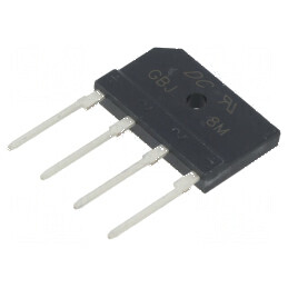 Punte redresoare monofazată Urmax 1kV 8A 200A - componentă electronică pentru rectificare | Electronic-mag.ro | Componente Electronice