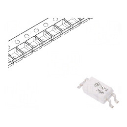 Optocuplor SMD 4pin 3,75kV Mini-flat pentru tranzistori - Canal 1 OUT | Electronic-mag.ro | Componente Electronice