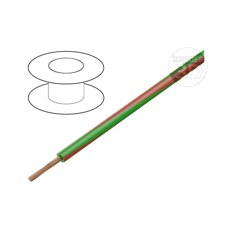 Cablu H05V-K LgY litat Cu 0,35mm² PVC verde-roșu 300V 500V - 1 metru | Electronic-mag.ro | Componente Electronice Cablu H05V-K LgY litat Cu 0,35mm² PVC verde-roșu 300V 500V - 1 metru | Electronic-mag.ro | Componente Electronice