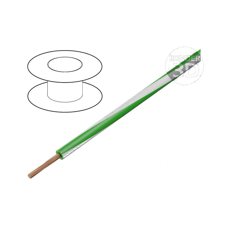 Cablu electric H05V-K, LgY, 0,35mm2, PVC verde-alb, 300V/500V | Electronic-mag.ro | Componente Electronice Cablu electric H05V-K, LgY, 0,35mm2, PVC verde-alb, 300V/500V | Electronic-mag.ro | Componente Electronice