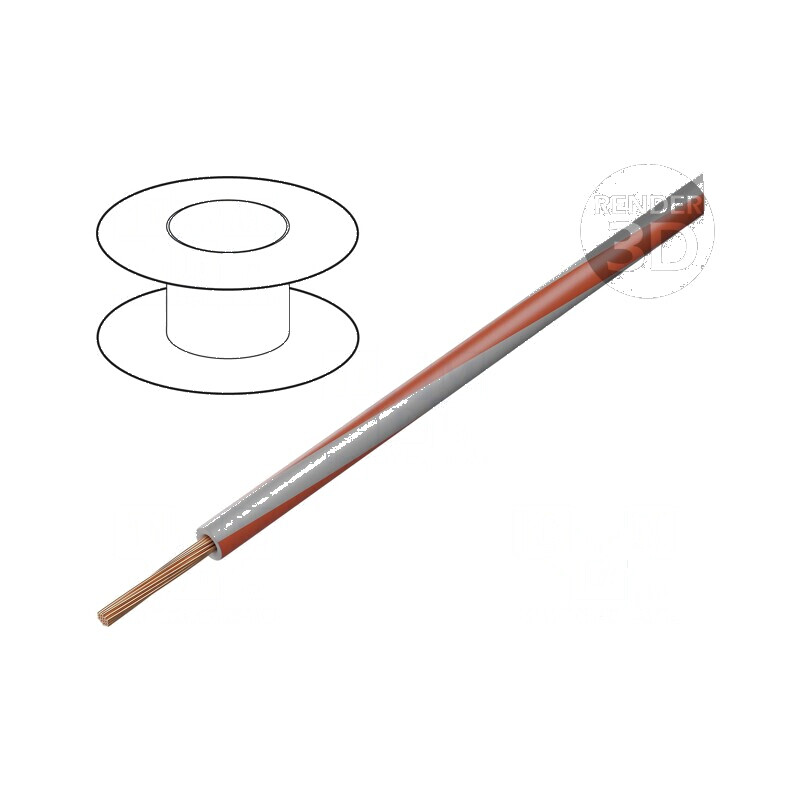 Cablu electric H05V-K 0,35mm² PVC gri-roșu 300V 500V litat Cu | Electronic-mag.ro | Componente Electronice Cablu electric H05V-K 0,35mm² PVC gri-roșu 300V 500V litat Cu | Electronic-mag.ro | Componente Electronice