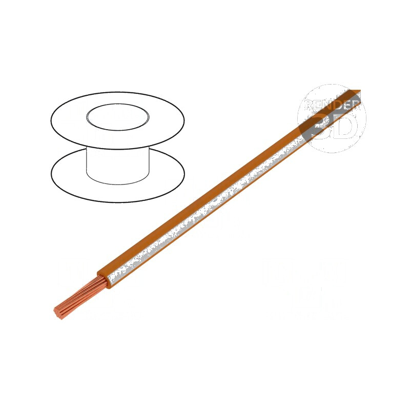 Cablu H05V-K LgY litat cu secțiune de 0,35mm², PVC portocaliu-alb, 200m | Electronic-mag.ro | Componente Electronice Cablu H05V-K LgY litat cu secțiune de 0,35mm², PVC portocaliu-alb, 200m | Electronic-mag.ro | Componente Electronice