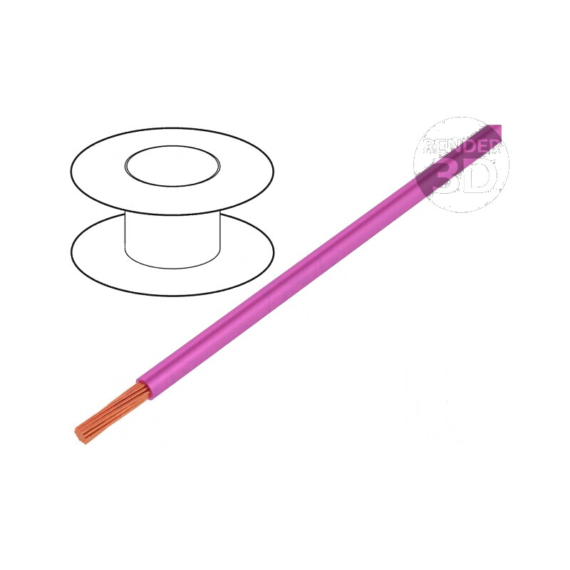 Cablu H05V-K, LgY cu litat de cupru 0,35mm² PVC roz 300V, 500V, 200m | Electronic-mag.ro | Componente Electronice Cablu H05V-K, LgY cu litat de cupru 0,35mm² PVC roz 300V, 500V, 200m | Electronic-mag.ro | Componente Electronice