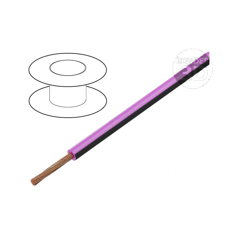 Cablu H05V-K LgY litat Cu 0,35mm2 PVC roz-negru 300V 500V - Cablu electric flexibil pentru instalații | Electronic-mag.ro | Componente Electronice Cablu H05V-K LgY litat Cu 0,35mm2 PVC roz-negru 300V 500V - Cablu electric flexibil pentru instalații | Electronic-mag.ro | Componente Electronice