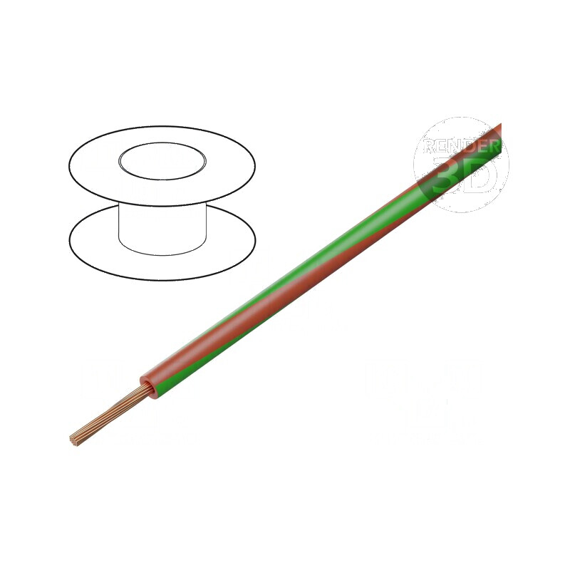 Cablu H05V-K LgY litat Cu 0,35mm² PVC roșu-verde 300V 500V - cablu electric de conectare | Electronic-mag.ro | Componente Electronice Cablu H05V-K LgY litat Cu 0,35mm² PVC roșu-verde 300V 500V - cablu electric de conectare | Electronic-mag.ro | Componente Electronice
