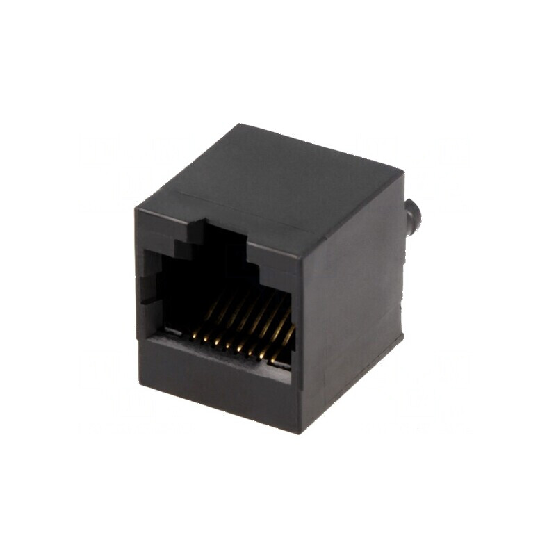 Conector RJ45 soclu 8p8c THT drept pentru cabluri de rețea | Electronic-mag.ro | Componente Electronice