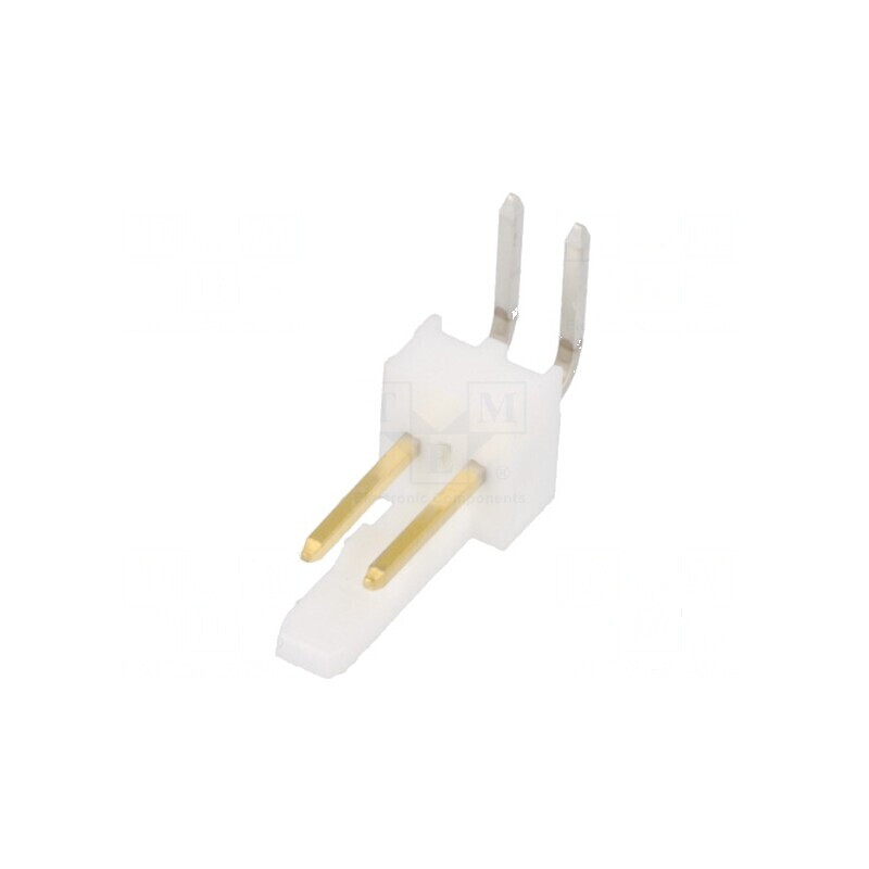 Conector cablu-placă soclu tată KK 254 2,54mm PIN 2 THT 4A pentru conexiuni electrice | Electronic-mag.ro | Componente Electronice