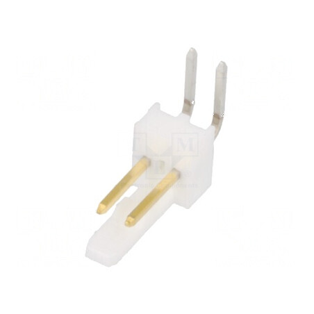 Conector cablu-placă soclu tată KK 254 2,54mm PIN 2 THT 4A pentru conexiuni electrice | Electronic-mag.ro | Componente Electronice